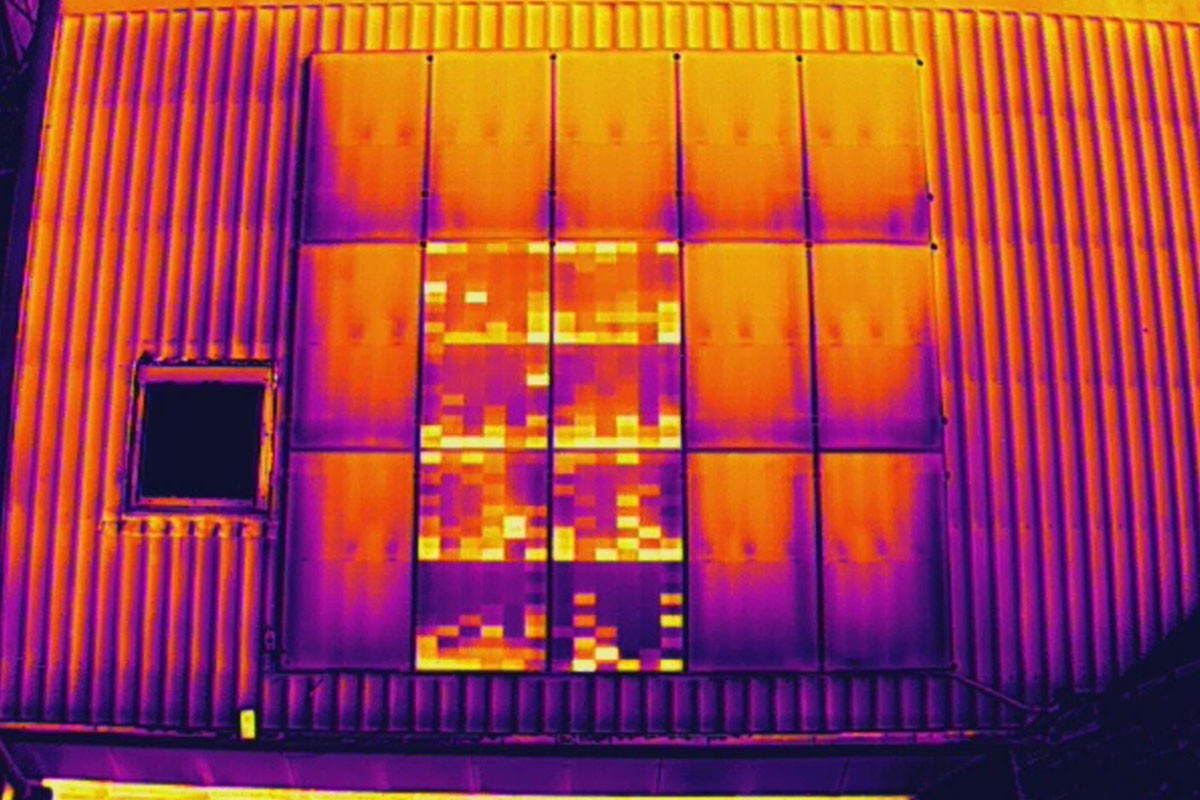 Thermografische drone-inspectie zonnepanelen